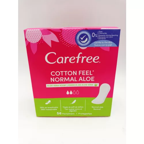 Carefree tisztasági betét 56 db Cotton Feel Normal Aloe