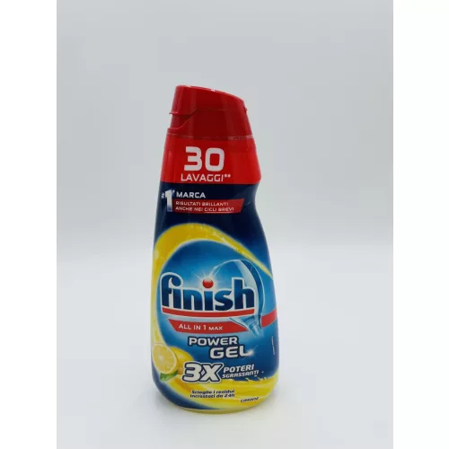 Finish folyékony mosogatószer gépi 30 mosás 600 ml All in 1 Max Power 3x Lemon
