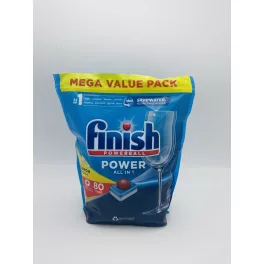   Finish mosogató tabletta 80 mosás 80 db Power All in 1 Lemon