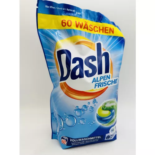 Dash folyékony kapszula 60 mosás 60 db 3in1 Alpine Fresh