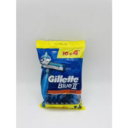 Gillette eldobható borotva 14 db Blue II Plus 