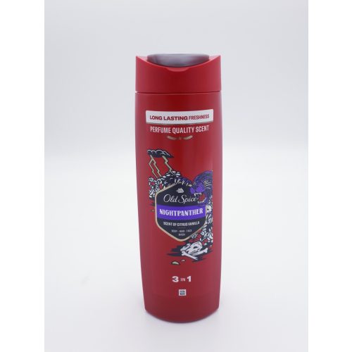 Old Spice tusfürdő 400 ml 3in1 Nightpanther