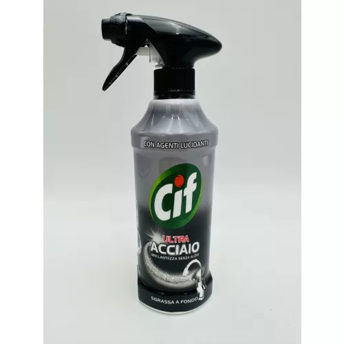 Cif tisztítószer pumpás 500 ml Rozsdamentes acél felületre/Ultra Acciaio