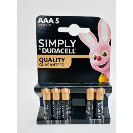 Duracell elem AAA 5 db-os Simply 