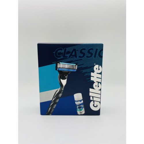 Gillette ajándékcsomag Mach3 készülék+betét+borotvahab Series shoothing 100 ml