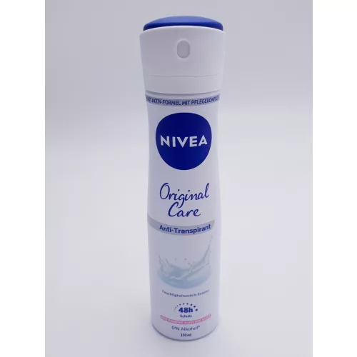 Nivea dezodor 150 ml Original Care 0%