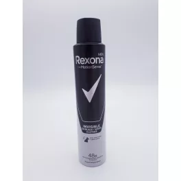 Rexona dezodor férfi 200 ml Invisible B&W 0% Alkohol