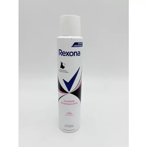 Rexona dezodor 200 ml Invisible Black&White Anti stain/Antimanchas 0%