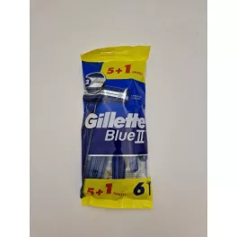 Gillette eldobható borotva 6 db Blue II