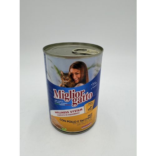 Miglior Gatto macska konzerv 400 g Csirke&Pulyka pástétom