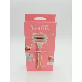  Gillette készülék+2 db borotvabetét női Venus Comfortglide SPA Breeze