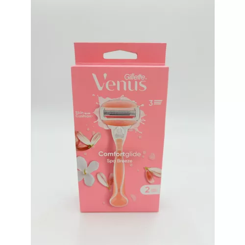 Gillette készülék+2 db borotvabetét női Venus Comfortglide SPA Breeze