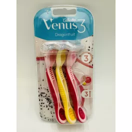 Gillette eldobható borotva női 3 db Venus3 Dragonfruit 
