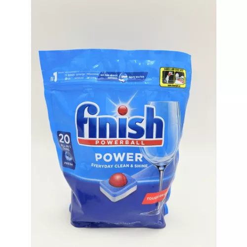 Finish mosogató tabletta 20 mosás 20 db All in 1 Power Regular