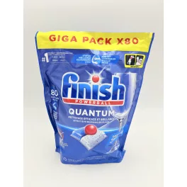   Finish mosogató tabletta 80 mosás 80 db Power All in1 Quantum Regular