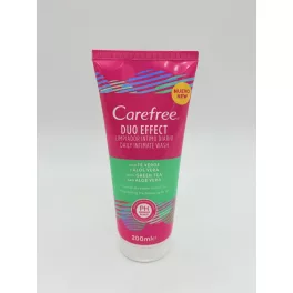   Carefree intim mosakodó gél 200 ml Duo Effect Green Tea&Aloe Vera