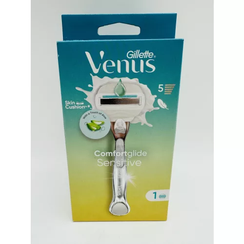 Gillette készülék+borotvabetét női Venus Comfortglide Sensitive
