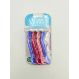 Gillette eldobható borotva női 4 db Venus3 Colors