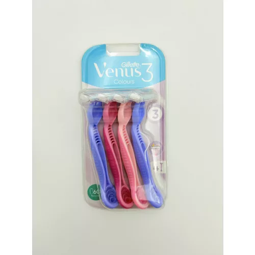 Gillette eldobható borotva női 4 db Venus3 Colors