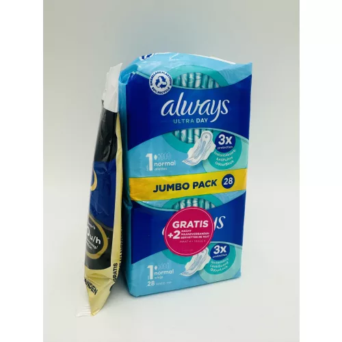 Always eü.betét 28 db Ultra Day Normal Size 1+2 db Ultra Secure Night Size 4