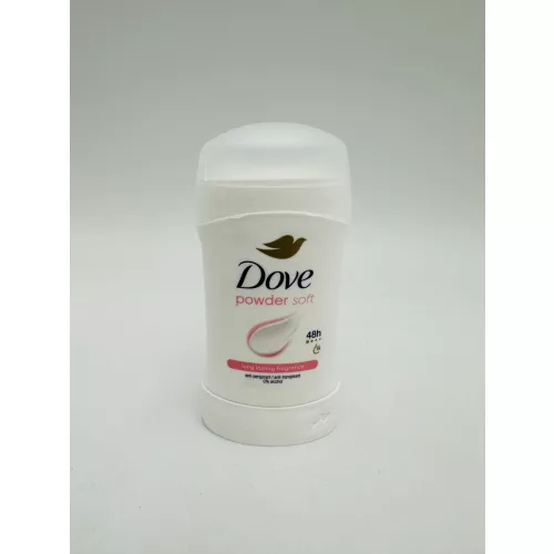 Dove stift 50 ml Powder Soft 0% Alcohol