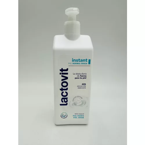Lactovit testápoló pumpás 400 ml Instant normál bőrre