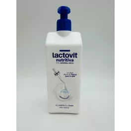 Lactovit testápoló pumpás 400 ml Nutritiva normál bőrre