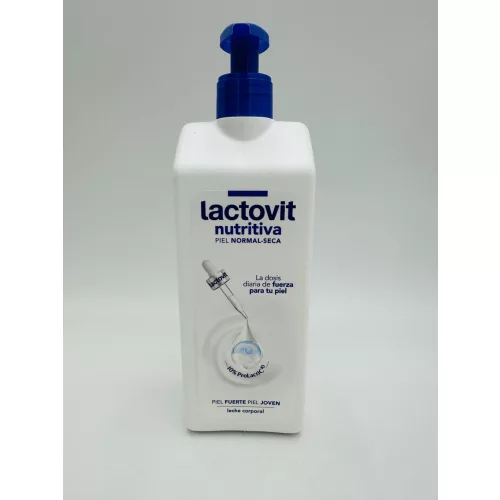 Lactovit testápoló pumpás 400 ml Nutritiva normál bőrre