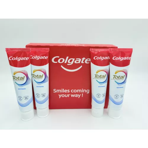 Colgate fogkrém quatropack 4x100 ml Total Whitening