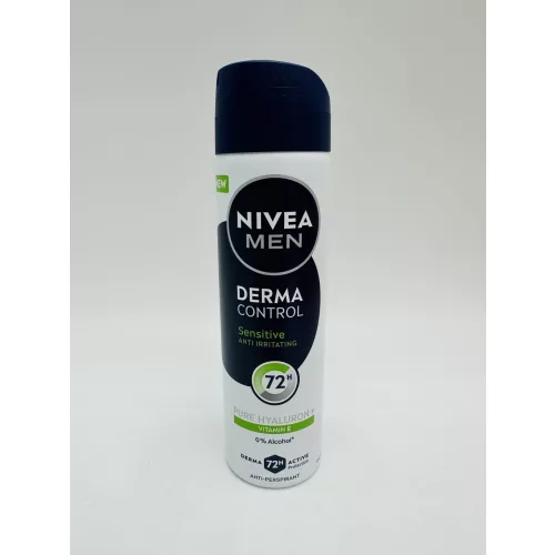 Nivea dezodor férfi 150 ml Derma Control Sensitive Anti Irritating 0% Alcohol