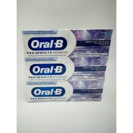   Oral-B fogkrém triopack 3x75 ml 3D White Luxe Perfection Mint