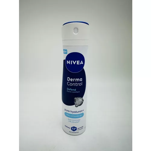 Nivea dezodor 150 ml Derma Control Defend Pure Hyaluron+ 0% Alcohol