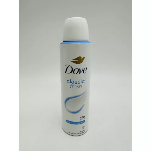 Dove dezodor 150 ml Classic Fresh 0% Alcohol
