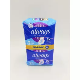 Always eü.betét 20 db Duo Ultra Day Long Size 2