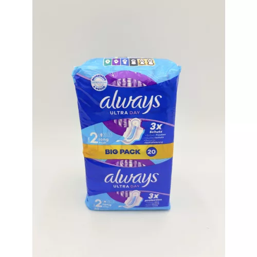 Always eü.betét 20 db Duo Ultra Day Long Size 2