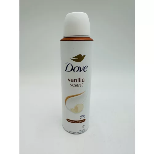 Dove dezodor 150 ml Vanilla 0% Alcohol