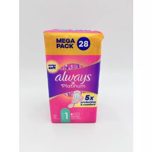 Always eü.betét 28 db Platinum 5xProtection&Comfort Normal Size 1