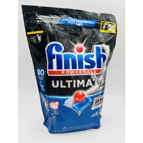 Finish mosogató tabletta 80 mosás 80 db Power All in1 Ultimate Fresh