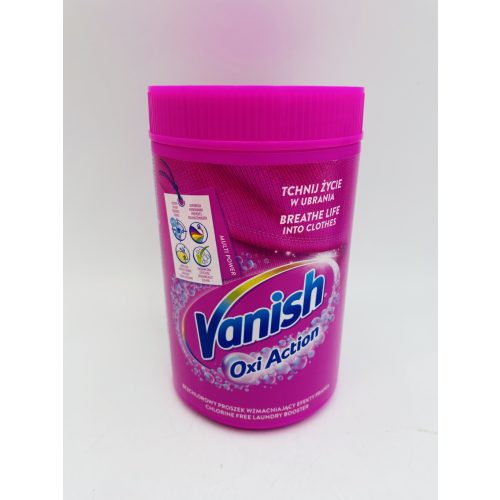 Vanish folttisztító por 625 g Oxi Action Pink