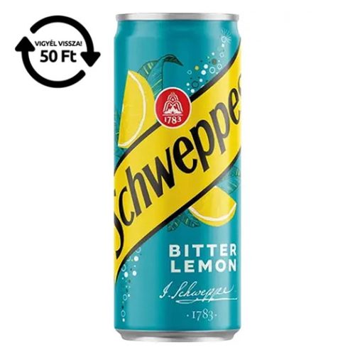  Schweppes Bitter Lemon 0,33l DOB-DRS