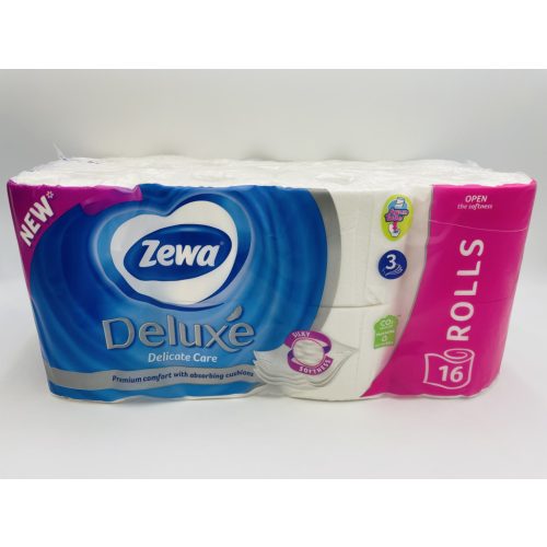 Zewa toalettpapír 3 retegű 16 db Deluxe Delicate Care 