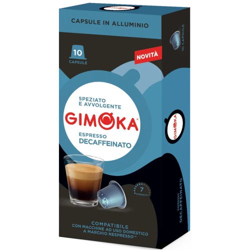  Gimoka kap. Nespresso Decaffeinato 10db