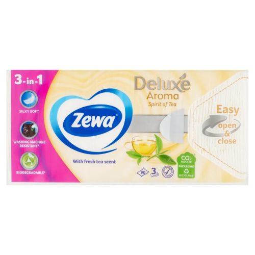 Zewa zsebkendő 3 rétegű 90 db Deluxe Spirit of Tea 