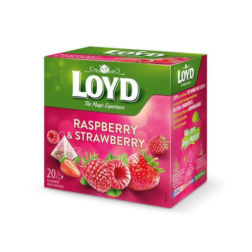 Loyd Piramis tea Eper-Málna 20*2g