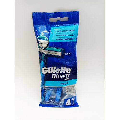 Gillette eldobható borotva 4 db Blue II Plus