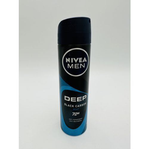 Nivea dezodor férfi 150 ml Deep Black Carbon Beat