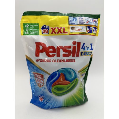 Persil folyékony kapszula 38 mosás 38 db Discs 4 in 1 Hygienic Clean