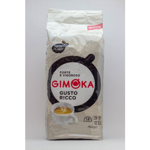 Gimoka Gran Ricco/feher/ szemes kávé 1000g