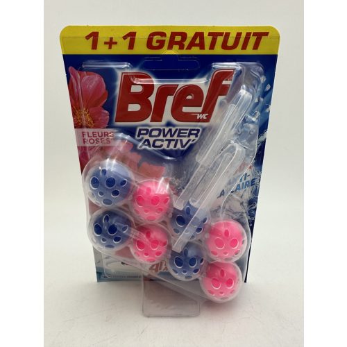 Bref wc illatosító 2x50 g Power Aktiv Pink Flower