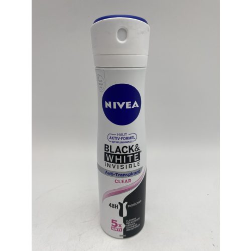 Nivea dezodor 150 ml Invisible B&W Clear 